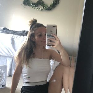 white tube top